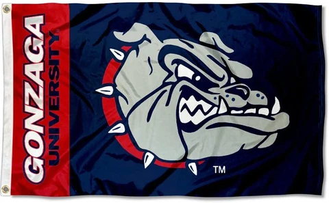 Gonzaga University Bulldogs Fan Football Flag 3x5ft NCAA Cover