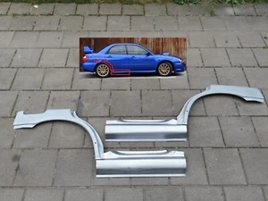 REAR WHEEL ARCH REPAIR PANEL FENDER PAIR ROCKER SILL FOR SUBARU IMPREZA GD 01-07 - Imagen 1 de 2