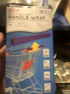 😷 Klear 🛒 Cubierta protectora reutilizable con mango de carrito de compras PÚRPURA 🆕 - Imagen 1 de 1