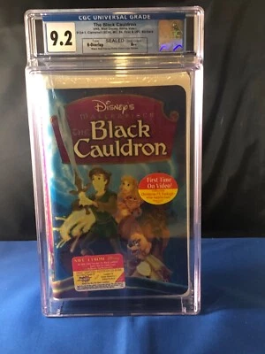 Walt Disney Masterpiece VHS, 1998 The Black Cauldron, Sealed (A++), Graded 9.2 - Image 1 of 4