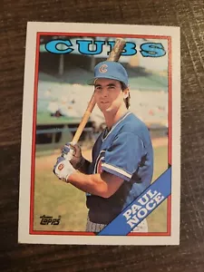 Tarjeta de béisbol Paul Noce #545 1988 Topps LP Cubs - Imagen 1 de 2
