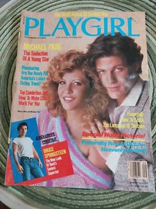 Playgirl September 1984 Michael Pare, Bruce Springsteen, Fraternity Row - Bild 1 von 24