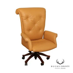 Leathercraft Tufted Leather Executive Office Armchair (F) - Picture 1 of 12