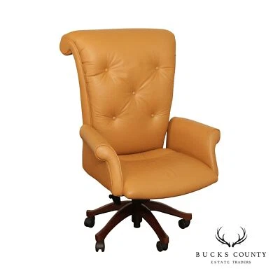 Leathercraft Tufted Leather Executive Office Armchair (F) - Image 1 of 4