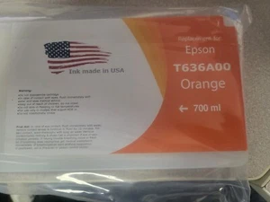 Epson T636A00, Orange ink cartridge, 700ml - Picture 1 of 3