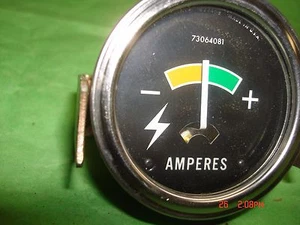 vintage old school ampers guage stewaet warner 73064081 color scale - Picture 1 of 2