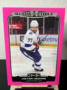 2022-23 UD O-Pee-Chee OPC All-Stars Basis neonrosa #515 Victor Hedman 27/75 - Bild 1 von 2