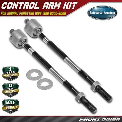 2x Front Inner Steering Tie Rod End for Subaru Forester 1998 1999 2000 2001 2002 - image 1 of 4
