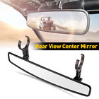 15" Extra Wide Center Rear View Mirror 1.75"/2" For Polaris RZR X3 YXZ Teryx UTV