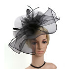 Fascinator Hat Flower Feather Mesh Kentucky Derby Tea Party Hairband for Women