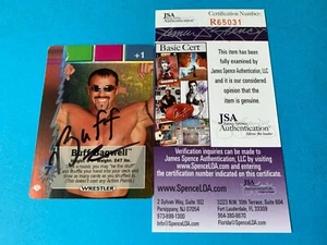 Buff Bagwell 2000 Nitro World Championship Wrestling Card Signed Auto JSA COA - Picture 1 of 2