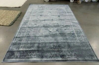 BLUE 5'-3" X 7'-6" Back Stain Rug, Reduced Price 1172586893 VTG114-7220-5 - Image 1 of 3