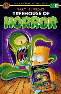 Bart Simpson Kang Kodos Alien Comic Buch Cover Baumhaus des Horrors Simpsons Kunst - Bild 1 von 1