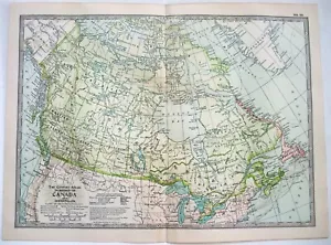 Dominion of Canada - Original 1902 Map by The Century Company. - Picture 1 of 4