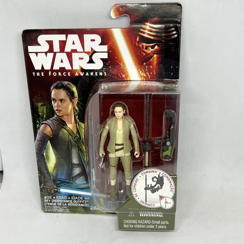 Star Wars Force Awakens Resistance Outfit Rey Action Figure Hasbro 2015