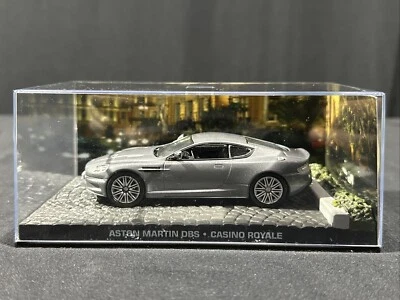 ASTON MARTIN DBS James Bond Car Collection Casino Royale Model Diecast 1:43 Gray - Image 1 of 4
