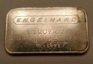 Barra de arte de plata comercial Engelhard Industries Pl 96922 - Imagen 1 de 2