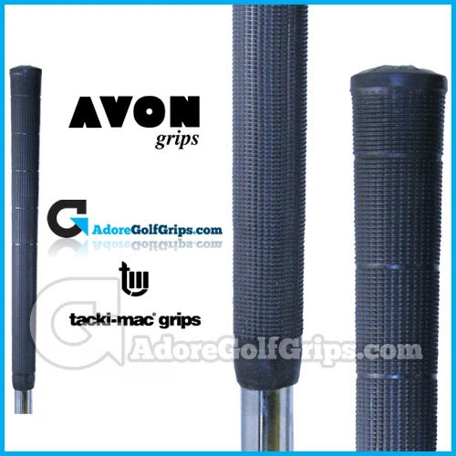 Avon Tacki-Mac arthritische Wellenschliff Golfgriffe - schwarz x 9