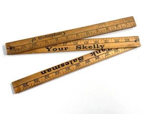 antique Skelly Gasoline Tagolene Oil Tank Saleman Sample Advertising Ruler  - Picture 1 of 7