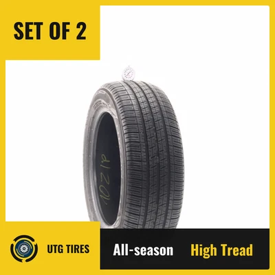 Set of (2) Used 205/55R16 Dunlop Enasave 01 AS 91H - 8.5/32 - Image 1 of 4