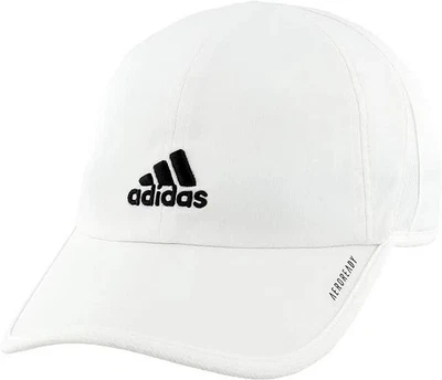 ¡NUEVO! Adidas Para Hombre Adizero II Ajustable Golf/Tenis Sombrero/Gorra-Blanco/Negro Foto 1 de 2