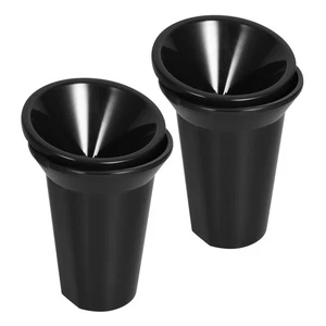  2pcs Wine Tasting Spittoons Bucket - Black Spitting Barrels - Wine Dump Buckets - Picture 1 of 12