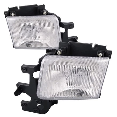 Juego de faros para camioneta de tamaño completo Dodge B1500 B2500 B3500 1995-1997 Foto 1 de 4
