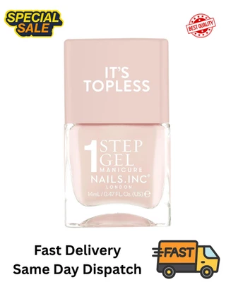 Nails Inc It'S Topless Gel-Like Nail Polish, 4-In-1 Base Coat, Treatment, Colour