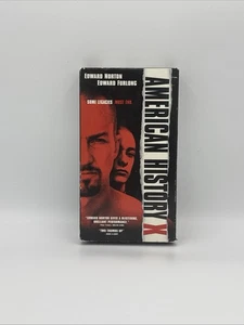American History X (VHS, 1998) Edward Norton Edward Furlong Tony Kaye Cult OOP - Picture 1 of 8