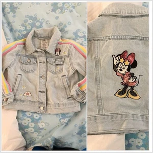 Disney Minnie Mouse Jean Jacket Sz 3T - Picture 1 of 5