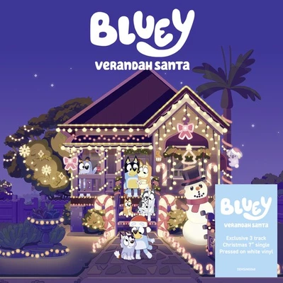 Bluey BLUEY Bluey Bluey: Verandah Santa (Vinyl) 7" Single Coloured Vinyl - Image 1 of 2