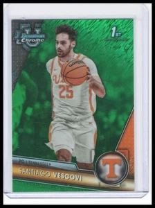 2023-24 Bowman University - Santiago Vescovi - Green Shimmer Refractor #/99 - Picture 1 of 2