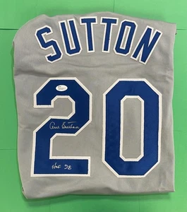 DON SUTTON AUTOGRAPH AUTO BASEBALL JERSEY JSA AUTHENTIC DODGERS "HOF 98" - Picture 1 of 4
