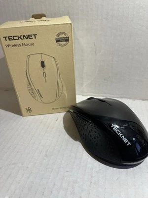 TECKNET Bluetooth Wireless Mouse - Black “Works Great”model-EWM01308 OPEN BOX - Image 1 of 4