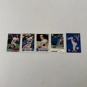 Toronto Blue Jays MLB Team Collection 5 Card Lot Vintage Baseball - Picture 1 of 2