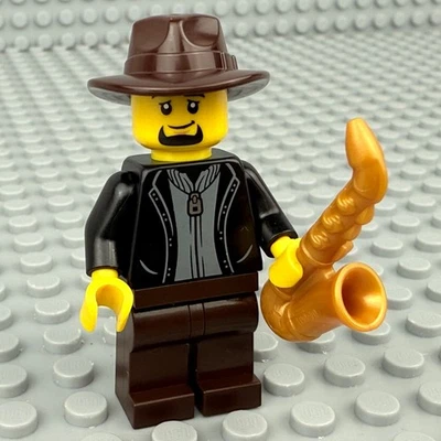 LEGO Saxophone Player Jazz Musician Street Performer 100% NEW Genuine Parts - Image 1 of 4