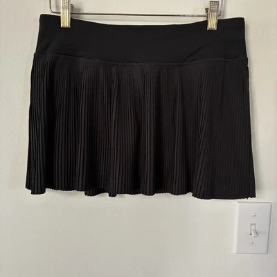 Falda deportiva negra de tenis Lululemon plisada a la calle III talla 6 Foto 1 de 4