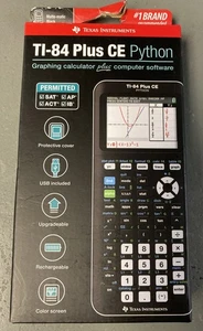 Texas Instruments TI-84 Plus CE Python Graphing Calculator - Black - Picture 1 of 4