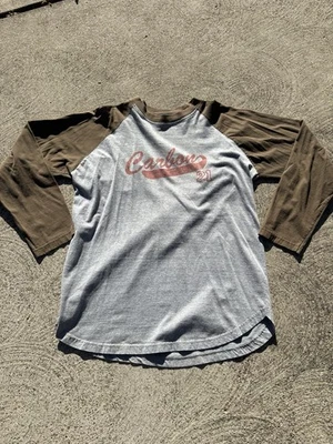 Camisa manga longa Y2k carbono grunge soletrado tamanho gráfico grande - Imagem 1 de 4