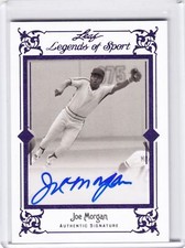 2012 Leaf Legends of Sport Auto Base Purple Joe Morgan Reds 1/1