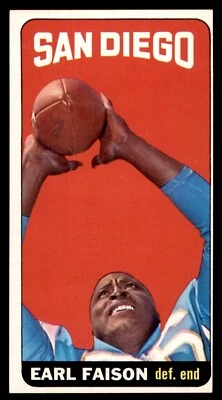 1965 Topps Football #158 Earl Faison EX *f2 - Image 1 of 2