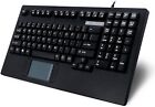 Adesso AKB-425UB EasyTouch Rackmount Touchpad Industrial Multimedia Keyboard USB