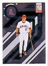 2005 Donruss Elite Anaheim Angels Baseball Card #4 Darin Erstad