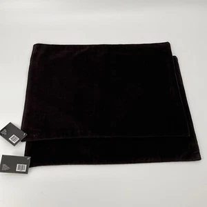 Set Of 2 Luxurious Velvet Bro Placemats 13”X18” Cotton Backing Party Chic Glam - Picture 1 of 5