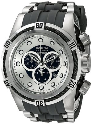 Invicta 19725 Bolt Zeus Reserve Svizzero Cronografo Grigio Poliuretano, Fascia - Immagine 1 di 3