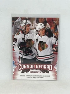 Chicago Blackhawks - Connor Bedard - 23/24 UD Connor Becard Collection - #24 - Picture 1 of 2