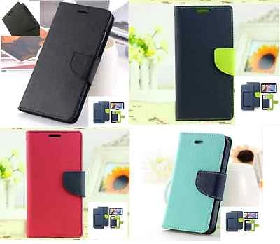 COVER UNIVERSALE per Brondi amico Smartphone s+b CUSTODIA FLIP LIBRO STAND gel - Immagine 1 di 4