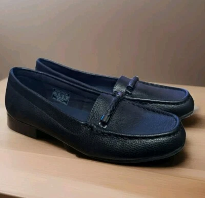 Nautica Beckington Loafer Womens 7.5 Blue Faux Leather Driver Flats Deck Shoe - Image 1 of 4