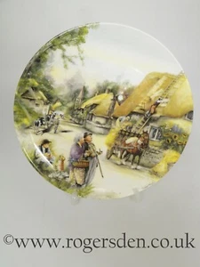 Royal Doulton Decorative Plate The Thatcher - Foto 1 di 2