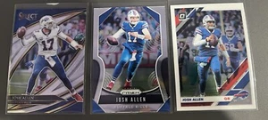 2019 Panini Select Field Level Josh Allen #262 + Prizm & Optic 2nd Year Bills - Picture 1 of 2